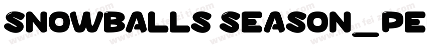 Snowballs Season_PersonalUseOnly字体转换